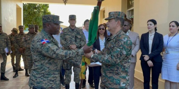 Posesionan nuevo comandante décimo Batallón en Dajabón