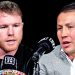 Canelo Alvarez y Gennady Golovkin se presentaron en su último «cara a cara»…listos para la gran pelea