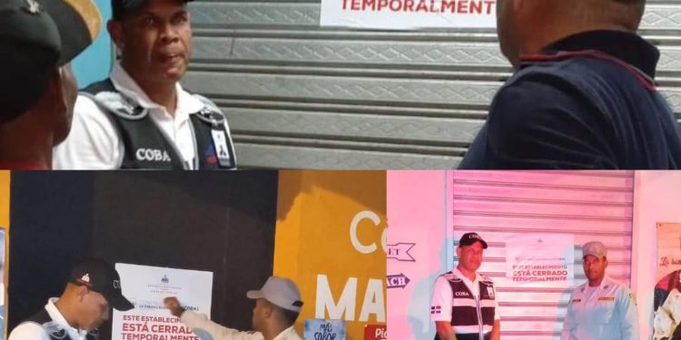 Cierran 6 establecimientos comerciales en Puerto Plata por vender alcohol fuera de horario