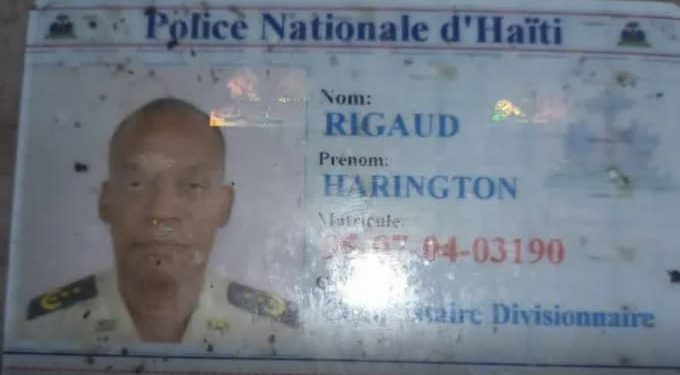 Asesinan en Haití a Rigaud Harington; director de la Academia de Policía