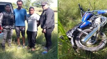 Apresan dos personas y recuperan motocicleta robada en Santiago Rodríguez