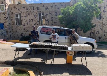 Miembros del Cesfront decomisaron 22,160 municiones que seria cruzada hacia Haití en Jeepeta de gobernador Haitiano