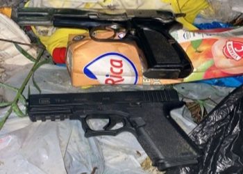 Recuperan  en un basurero dos pistolas robadas hace más de tres años