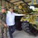 Presidente de la República almuerza con militares del Ejército en Villa Mella