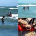 Rescatan tres personas se estuvieron a punto de ahogarse en playa de Costámbar
