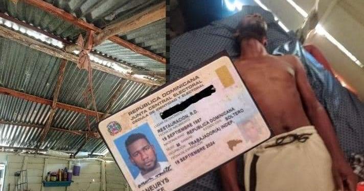 Se ahorca hombre de 35 años por pleito de mujer en Montecristi
