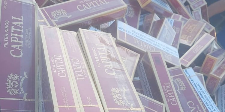 PN y MP incautan más 18 mil cajetillas de cigarrillos en allanamiento efectuado en Santiago