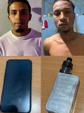 Apresan jóvenes vinculados a varios hechos delictivos en Esperanza; ocupan “in fraganti” celular y vaper robados