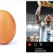 Messi supera al huevo y genera un nuevo récord