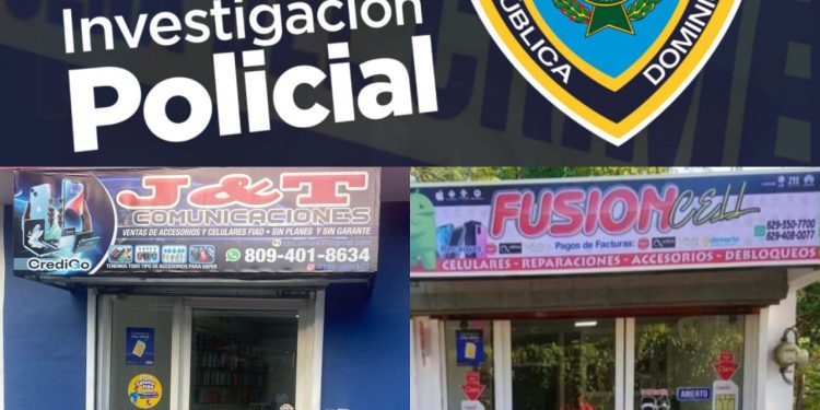 Presuntos delincuentes haitianos asaltaron tiendas de celulares en San Felipe de Puerto Plata y Villa Montellano