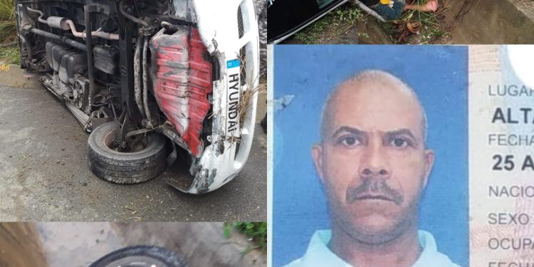 Accidente de tránsito deja un muerto y cuatro heridos en carretera Imbert-Altamira