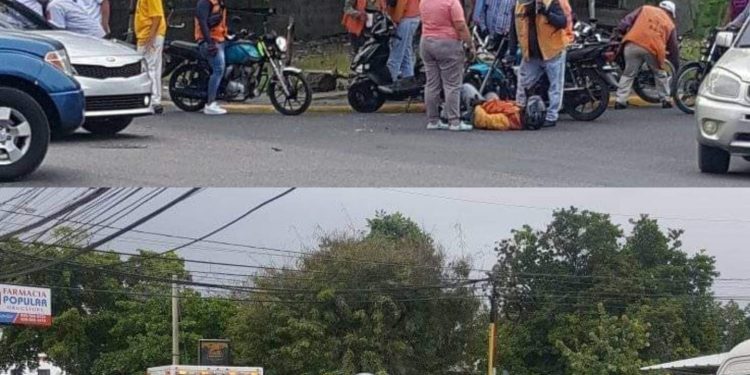 Accidentes de tránsito dejan cinco personas heridas en vías de Puerto Plata