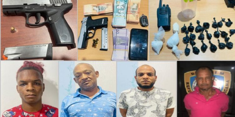 Apresan 15 personas en operativos preventivos Línea Noroeste; ocupan armas de fuego, drogas, motocicletas y dinero en efectivo