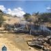 Incendio reduce a cenizas seis habitaciones de una vivienda en Villa Vásquez