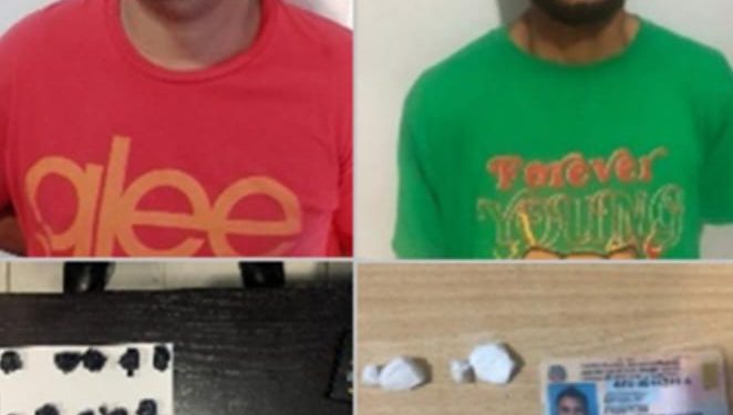 Detienen dos personas y ocupan 32 porciones presunta droga en Santiago Rodríguez