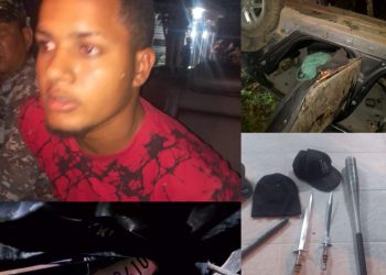 Apresan sujeto que junto a otros cinco delincuentes se accidentaron tras persecución en Los Hidalgos
