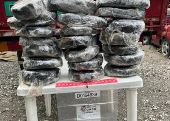 Ocupan 123 libras de marihuana camufladas en camiones