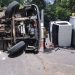 Se salva a chepa chofer de camión que sufrió aparatoso accidente en Altamira