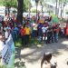 Trabajadores de la construcción marchan en demanda de atenciones del gobierno en Dajabón