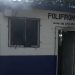 Enardecidos haitianos queman destacamento de policía fronterizo y motocicletas incluyendo una de  Prenda