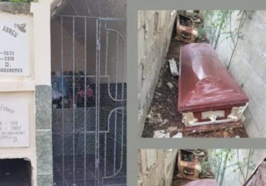 Desconocidos profanan tumbas en el cementerio municipal de Montecristi