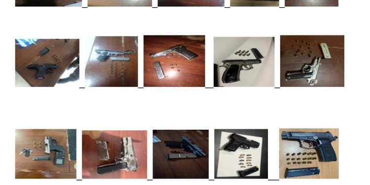 Policía ocupa 34 armas de fuego ilegales en provincias de la Línea Noroeste