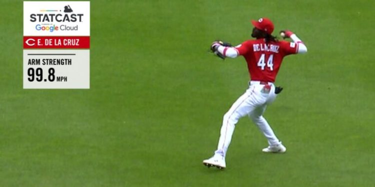 Elly de la Cruz es el rey del infield rompiendo dos veces su propio récord