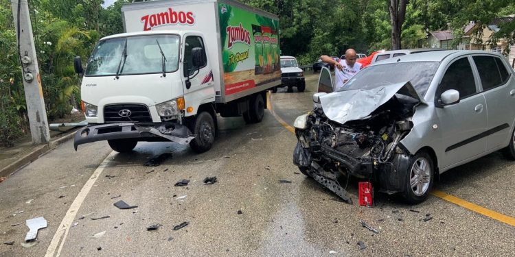 Se registran varios accidentes en vías de Puerto Plata con saldo de personas lesionadas