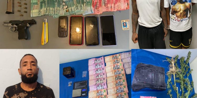 Arrestan dos hombres se hirieron a cuchilladas durante riña en plena vía pública