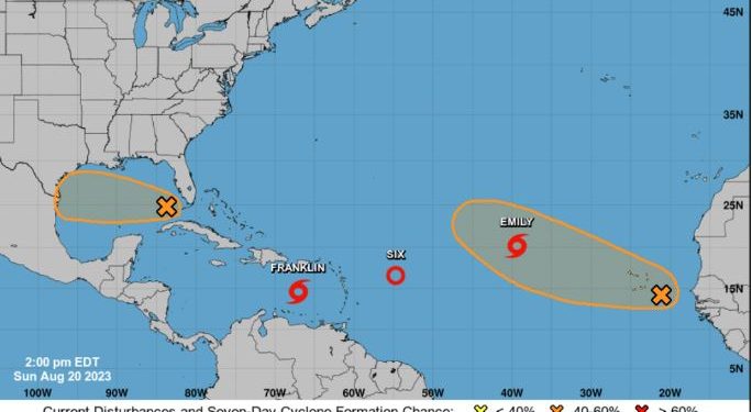La calma se acaba en el Atlántico con tres tormentas con nombre y una cerca de formarse