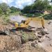 Autoridades iniciaron recuperación de toma de agua del canal la aduana en el río Masacre en Dajabón