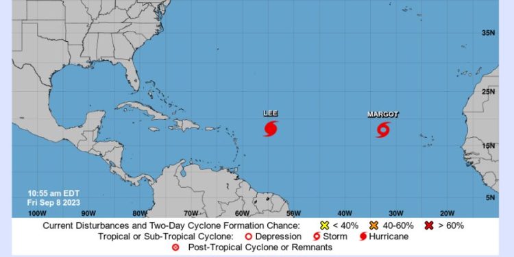 Se forma la tormenta tropical Margot