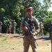 Agentes armados montan vigilia sobre canal que construyen haitianos