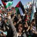 Jornada de protestas masivas en Oriente Medio en apoyo a los palestinos de Franja de Gaza