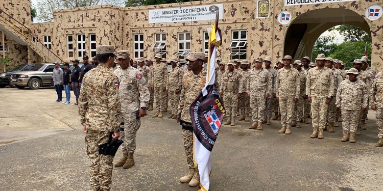 Director del Cesfront dispone  cambio de mando en la base de operaciones Fronterizas en Dajabón
