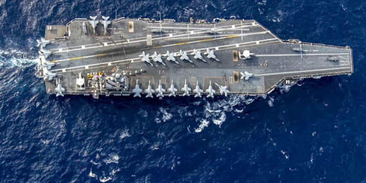 EEUU envía un portaaviones y destructores para apoyar a Israel en la guerra