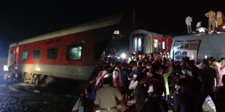 Al menos 4 muertos y 60 heridos en el descarrilamiento de un tren de pasajeros en la India