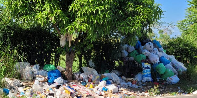 Enajenado haitiano recolecta toneladas de basuras gratis al ayuntamiento en Dajabón 