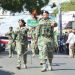 Militares y civiles participan en magno desfile militar en homenaje al héroe restaurador general Santiago Rodríguez