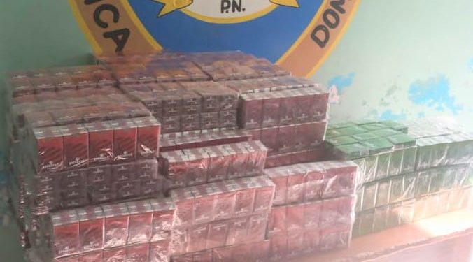 Autoridades apresan hombre y ocupan 52,540  cigarrillos extranjeros, una pistola, dos máquinas tragamonedas y una pasola
