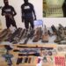 Autoridades apresan hombre en comunidad de Bahoruco e incautan once armas de fuego y pertrechos militares