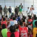 Tito Horford realiza clínica deportiva a niños del Nuevo Domingo Savio, a través de la PN y el programa “De Vuelta al Barrio