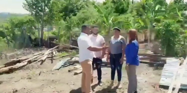 Gabinete de Política Social incumple promesa a familia que perdió hogar por un  ventarrón en  comunidad de Dajabón