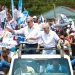 Abinader recorrió calles desde Esperanza hasta Dajabon en marcha-caravana