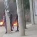 Encienden neumáticos en barrio de Dajabón en demanda de asfaltado de sus calles