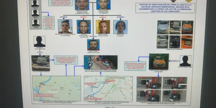 Policía ofrece identidad de tres presos y cuatro prófugos asaltaron banco