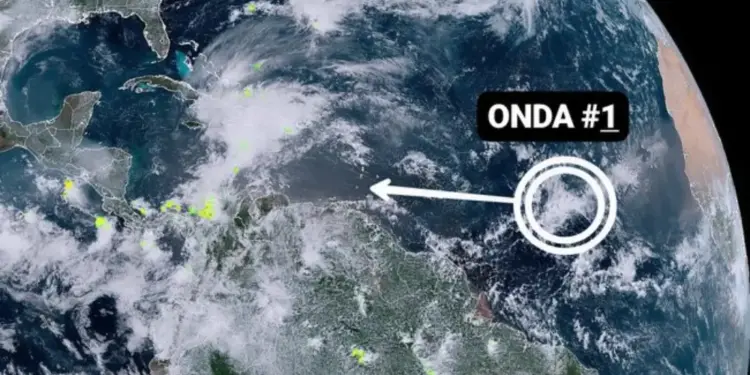 Con la vaguada en RD llega la primera onda tropical del 2024