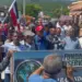 Comunitarios y asociaciones marchan en Barahona contra instalación de grancera en El Cachón