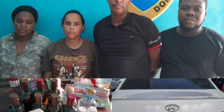 Policía apresa en Puerto Plata cuatro presuntos asaltantes, figuran con registros delictivos