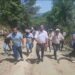 Vídeo; Organizaciones marchan por mal estado de carretera Loma de Cabrera-Manuel Bueno